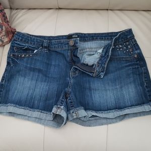 Denim shorts